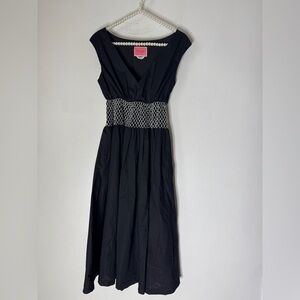 Kate Spade Black Dress with White Accents